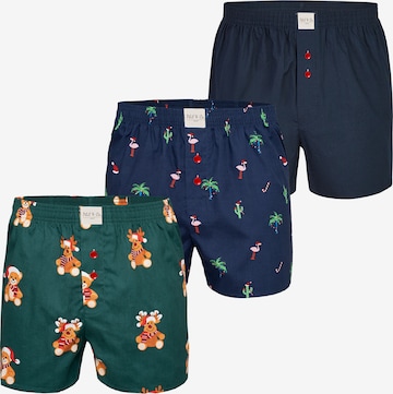 Phil & Co. Berlin Boxershorts ' Christmas Boxer ' in Gemengde kleuren: voorkant