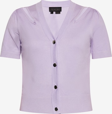 NAEMIKardigan - ljubičasta boja: prednji dio