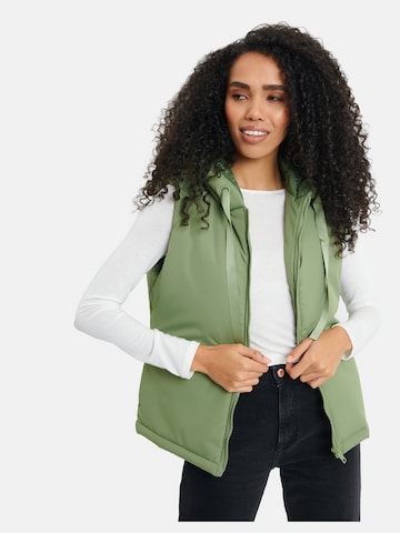 Threadbare Bodywarmer 'Shelly' in Groen: voorkant