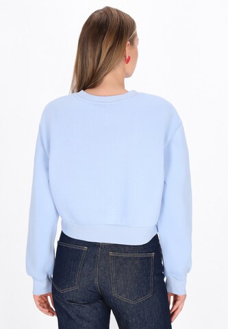 MYMO Sweatshirt 'Pop' in Blauw