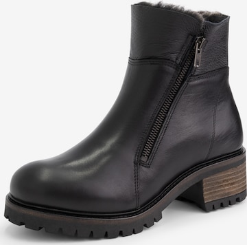 Bottines Mysa en noir : devant