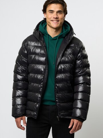 U.S. POLO ASSN. Tussenjas 'Thor' in Zwart: voorkant