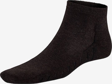 Chaussettes 'Fresh Up' KUNERT en marron : devant