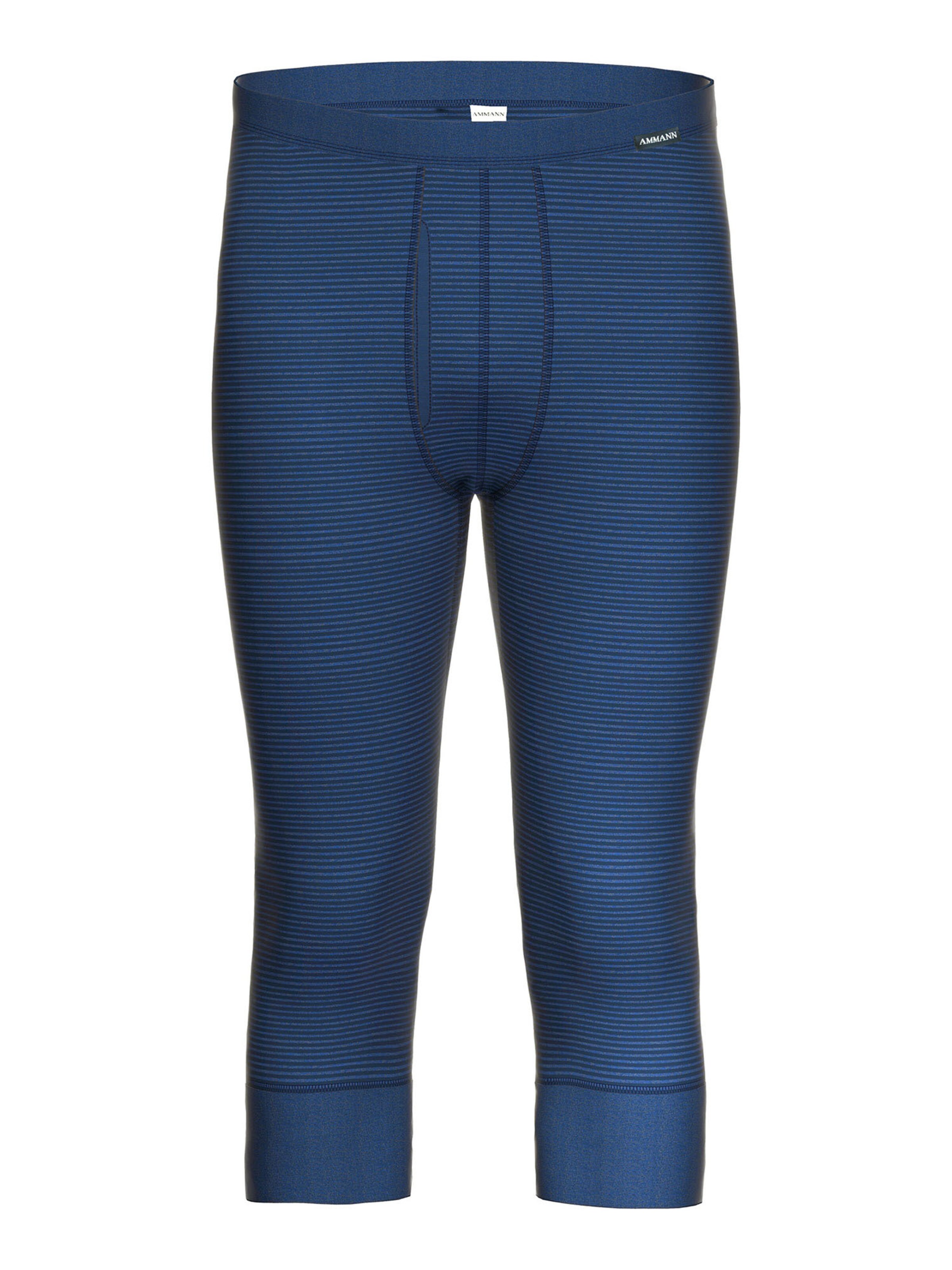 Ammann Long underpants ' 170 Jeans ' in Blue: front