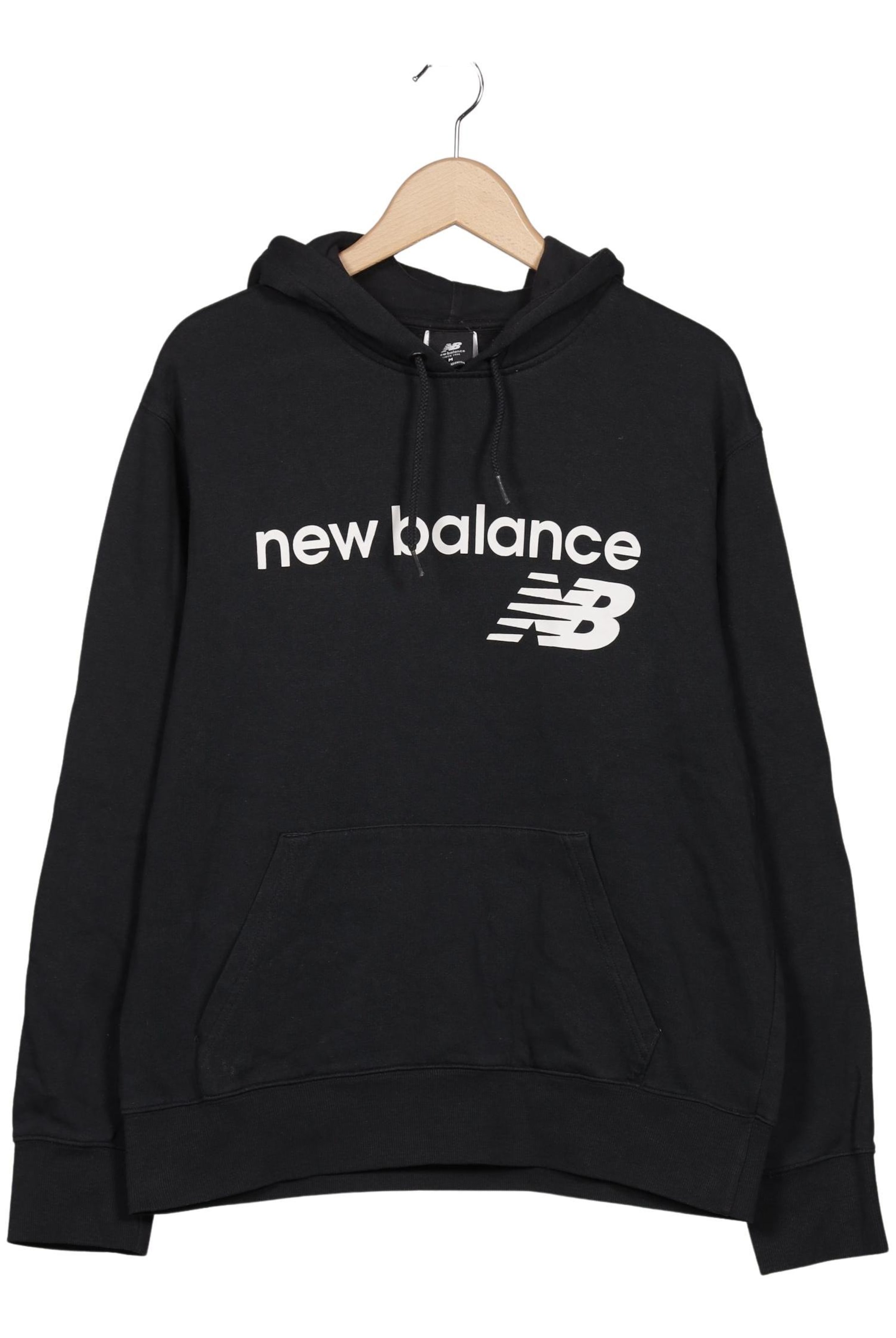 new balance Sweatshirt & Zip-Up Hoodie in M in Black: front