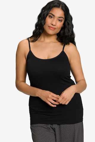 Ulla Popken Undershirt in Black: front