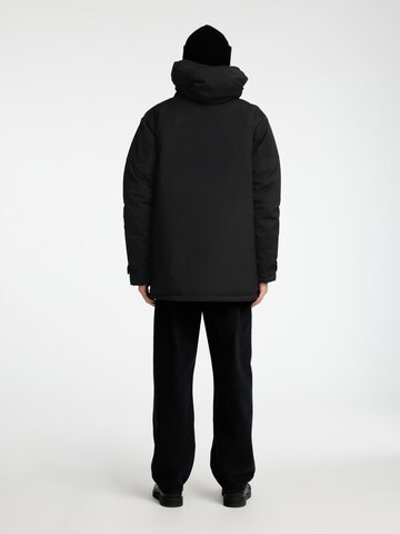 SELECTED HOMME Between-seasons parka in Black