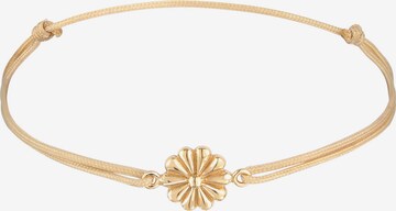 ELLI Armband 'Blume' in Gold: predná strana