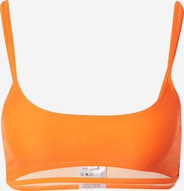 Public Desire Bustier Bikinitop in Oranje: voorkant