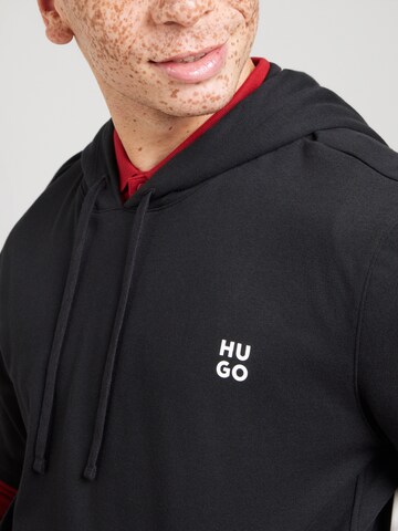 melns HUGO Sportisks džemperis 'DEVON'