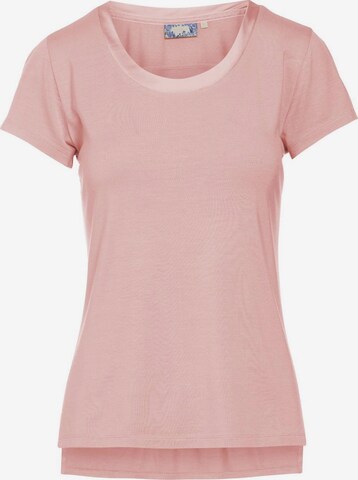 ESSENZA Pajama Shirt 'Luyza' in Pink: front