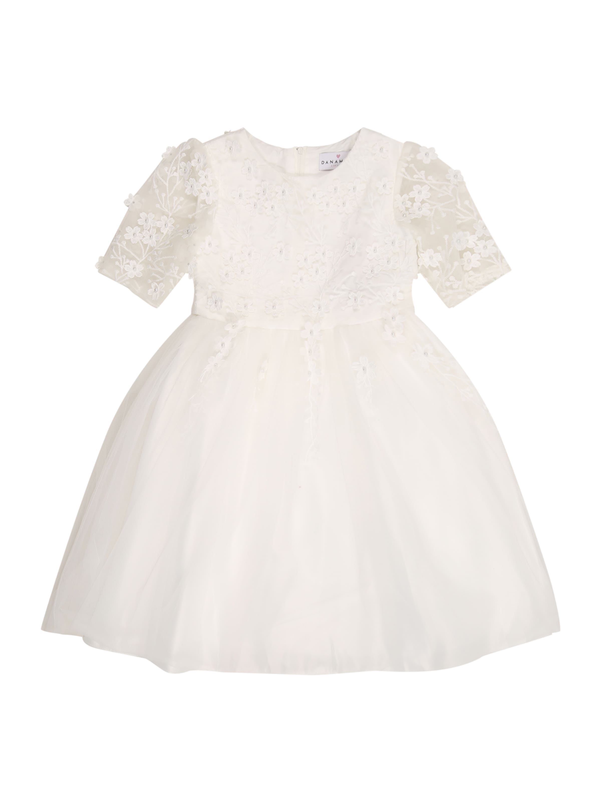 Danamade Sukienka w kolorze beżowy: przód