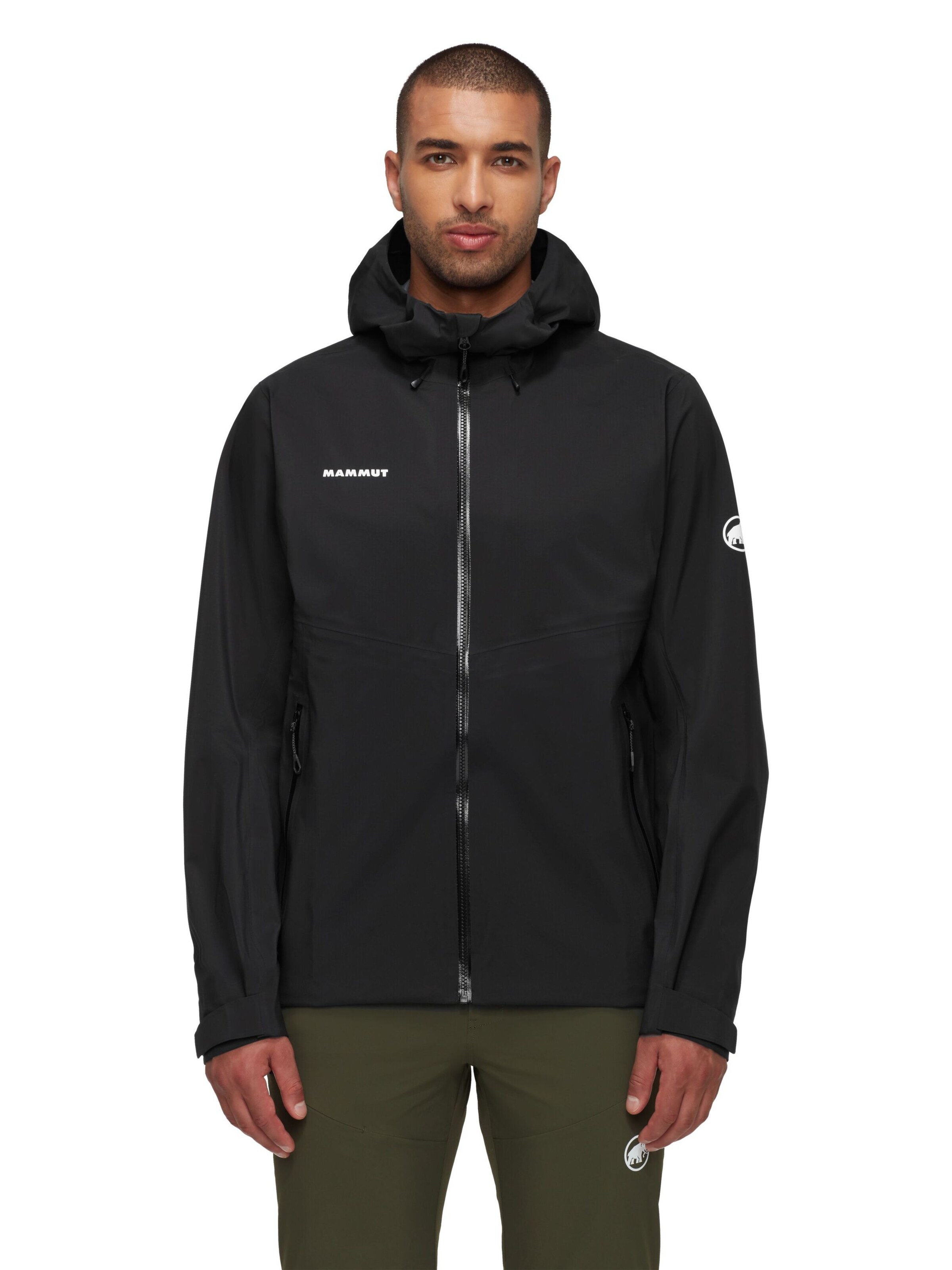 MAMMUT Outdoor jacket in Black: front