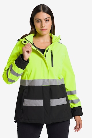 Veste fonctionnelle Ulla Popken en jaune : devant