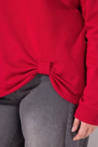 MIAMODA Sweatshirt in Red