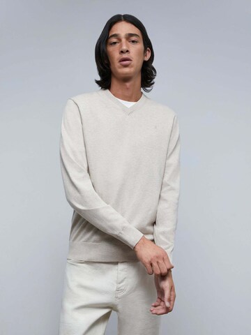 Scalpers Sweater in Beige: front