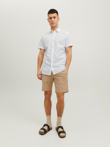 JACK & JONES Regular fit Риза 'Summer' в бяло