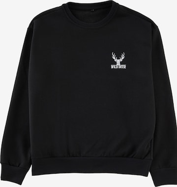 Trendyol Sweatshirt i svart: framsida