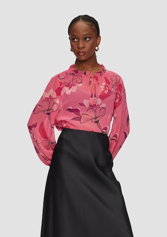 s.Oliver BLACK LABEL Bluse in Pink: Vorderseite
