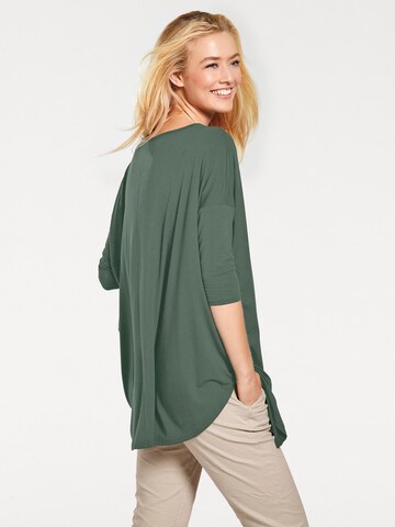 heine Oversized bluse i grøn