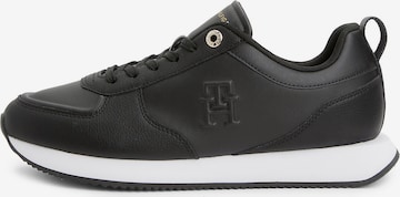 TOMMY HILFIGER Platform trainers in Black: front