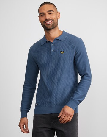 Threadbare Pullover 'Thorton' in Blau: Vorderseite