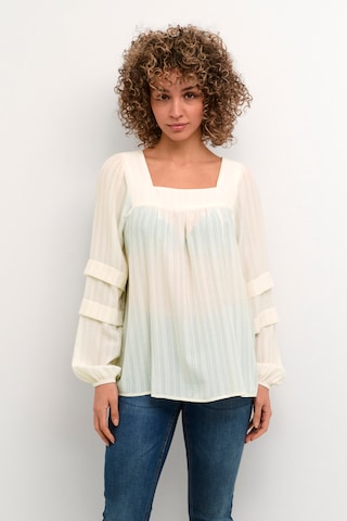 Cream - Blusa 'Amanda' em bege: frente