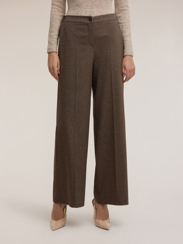 MOTIVI Wide Leg Hose‌‌‌ in Braun