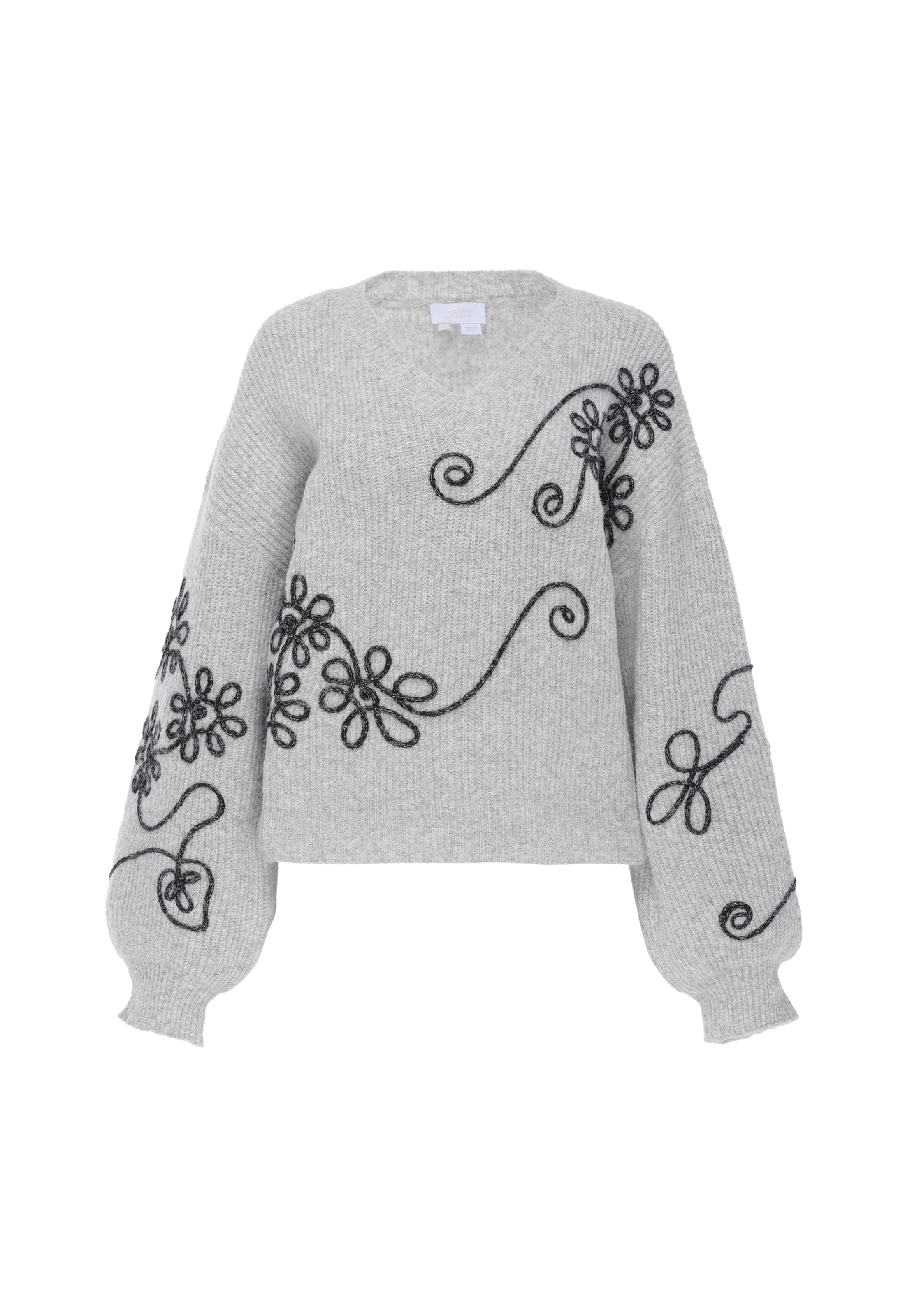 usha WHITE LABEL - Jersey en gris: frente