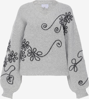 usha WHITE LABEL - Jersey en gris: frente