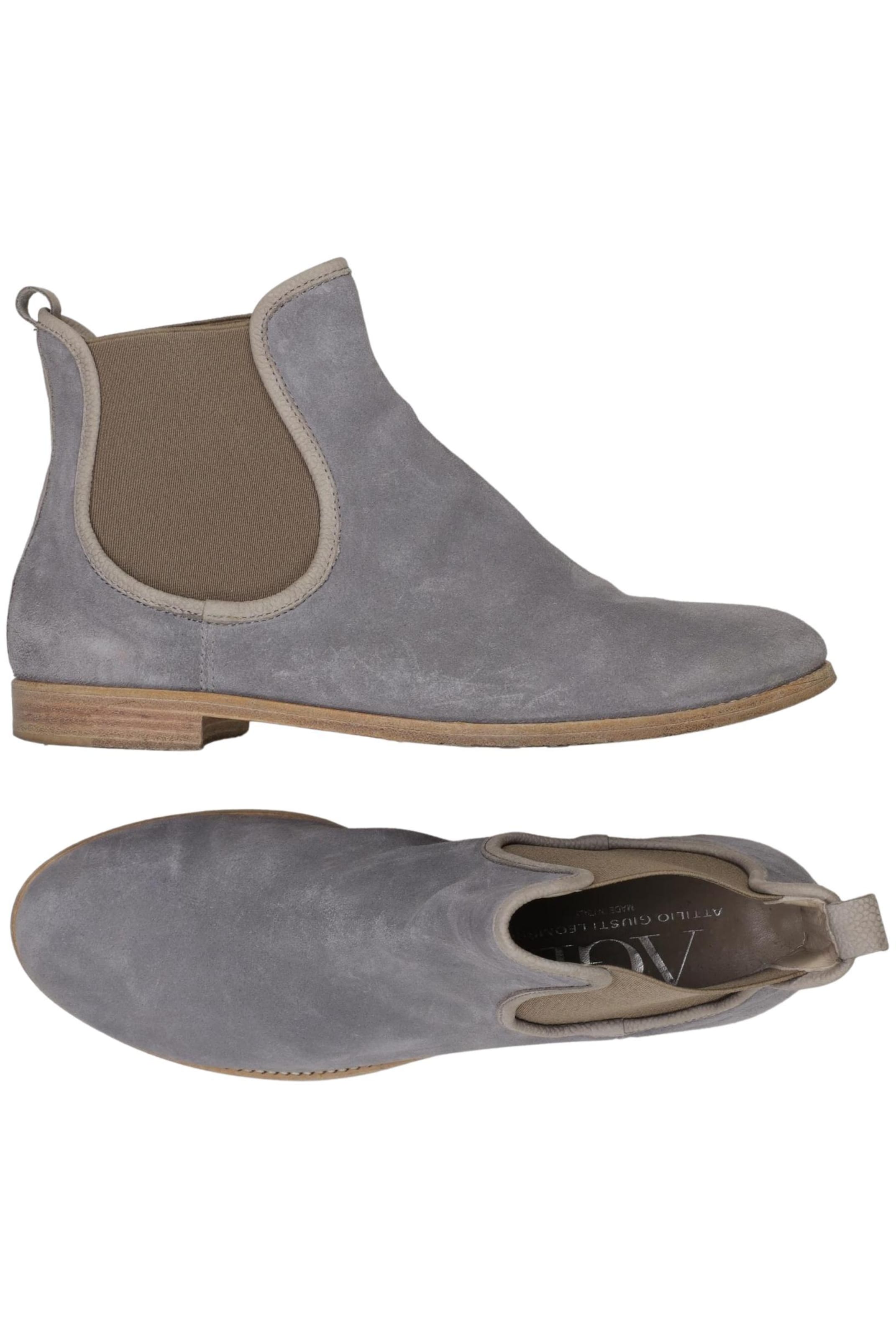 AGL Attilio Giusti Leombruni Dress Boots in 40 in Grey: front