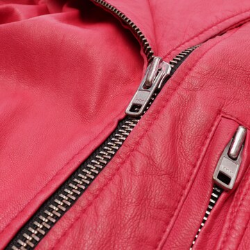 IRO Lederjacke / Ledermantel XXS in Rot