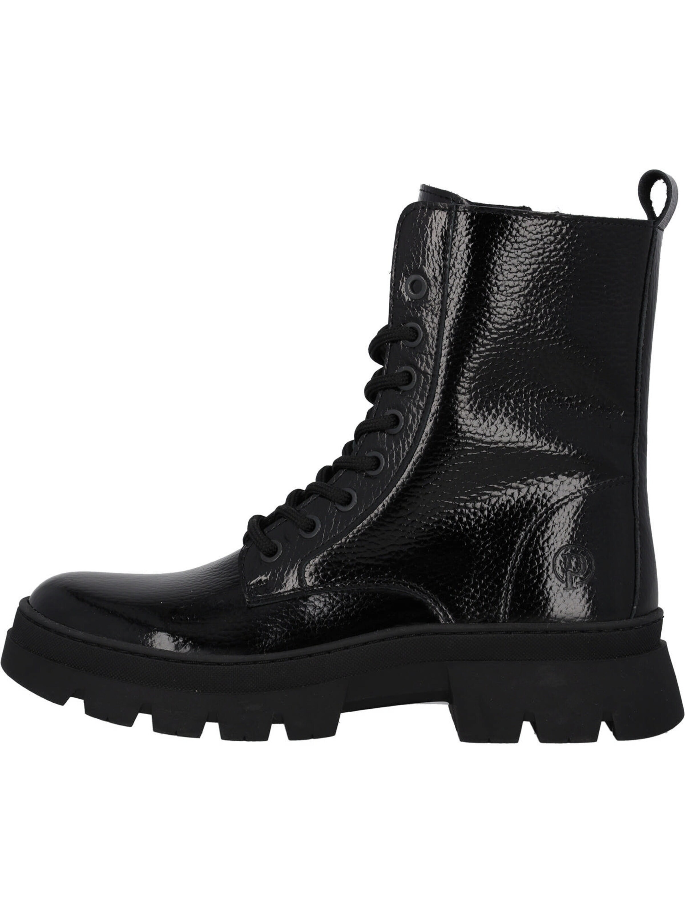 Palado - Botines con cordones en negro