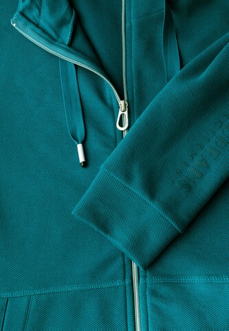 CECIL Zip-Up Hoodie in Green