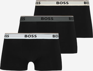 BOSS Bokserid, värv must: eest vaates