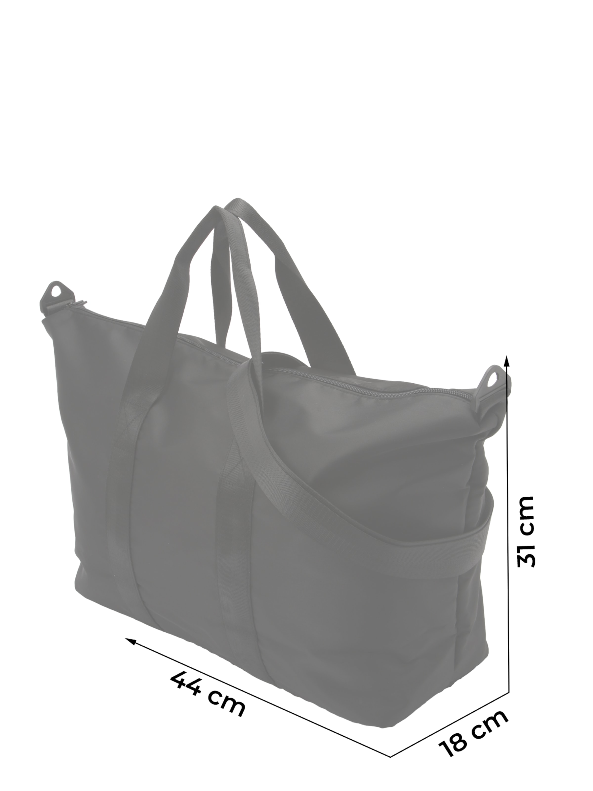 ABOUT YOU Sports bag in Black