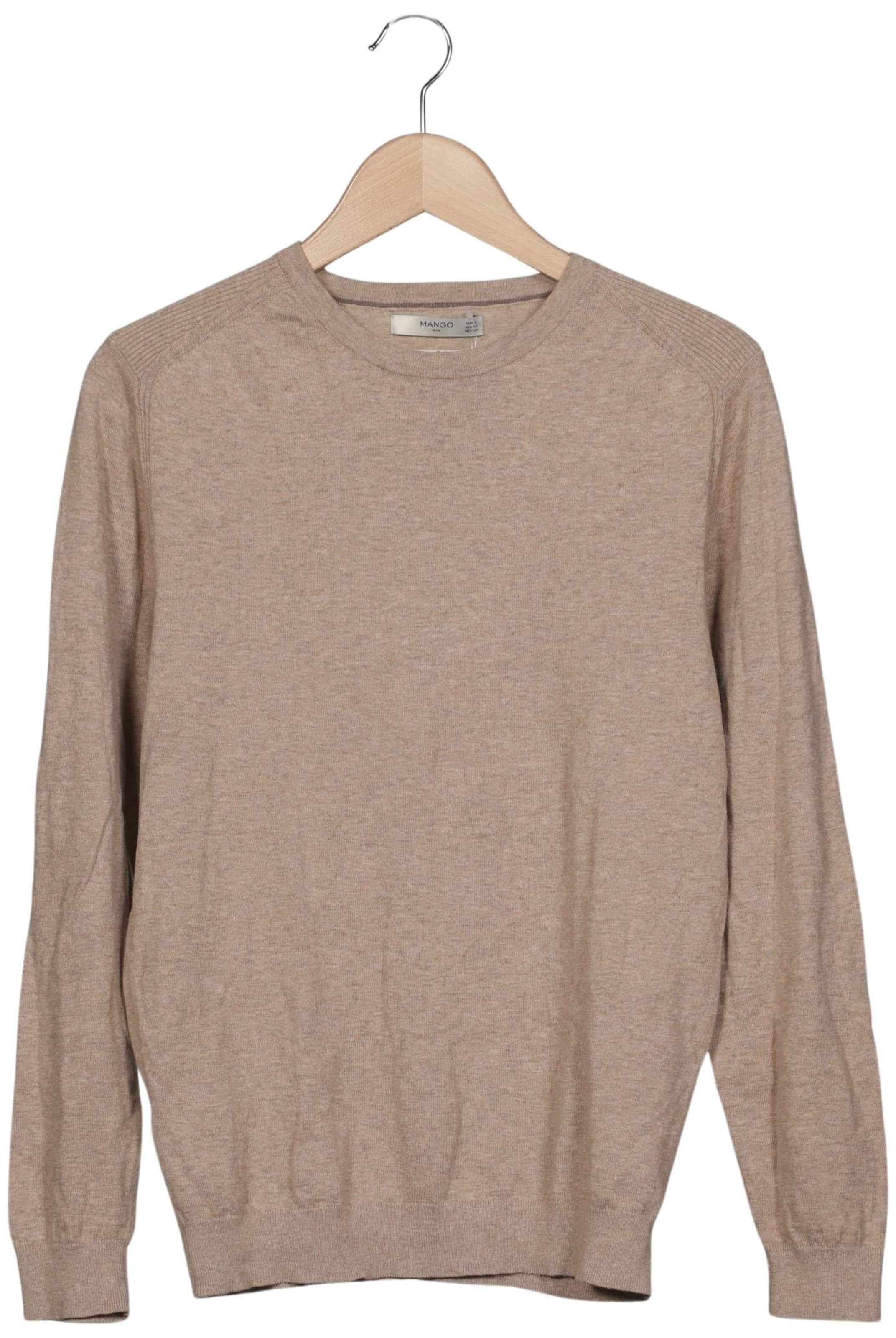 MANGO Sweater & Cardigan in S in Beige: front