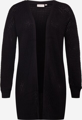 ONLY Carmakoma Knit cardigan 'Mirla' in Black: front