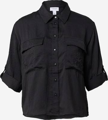 Camicia da donna 'Fabiana' di VERO MODA in nero: frontale