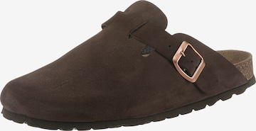 CITY WALK Clogs in Braun: Vorderseite