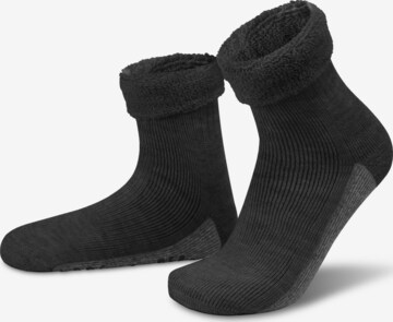 Chaussettes normani en gris : devant