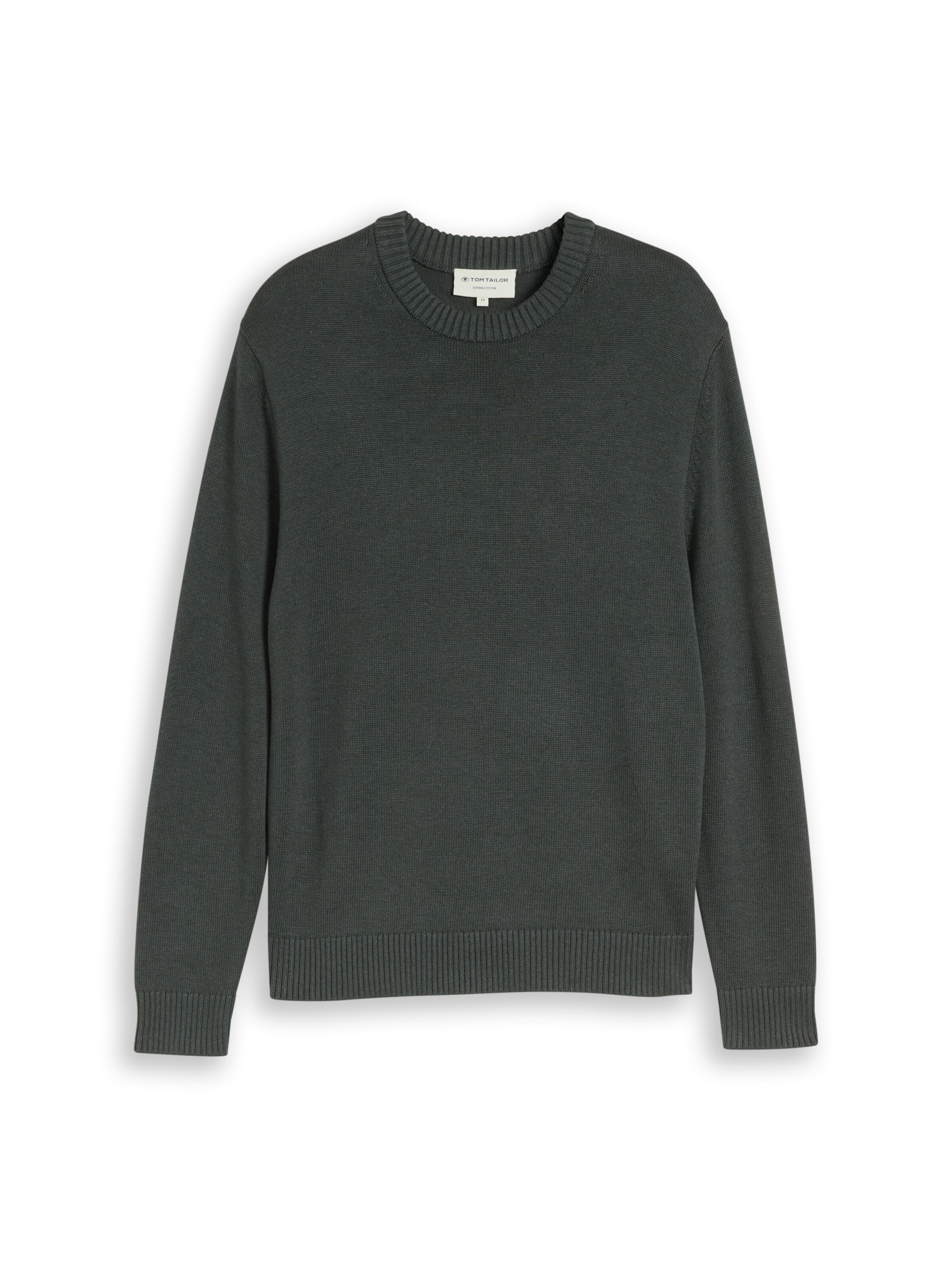 TOM TAILOR Pullover in Grün: Vorderseite