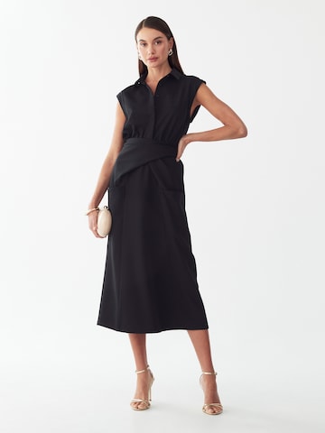Willa - Vestidos camiseiros 'Vaeda' em preto