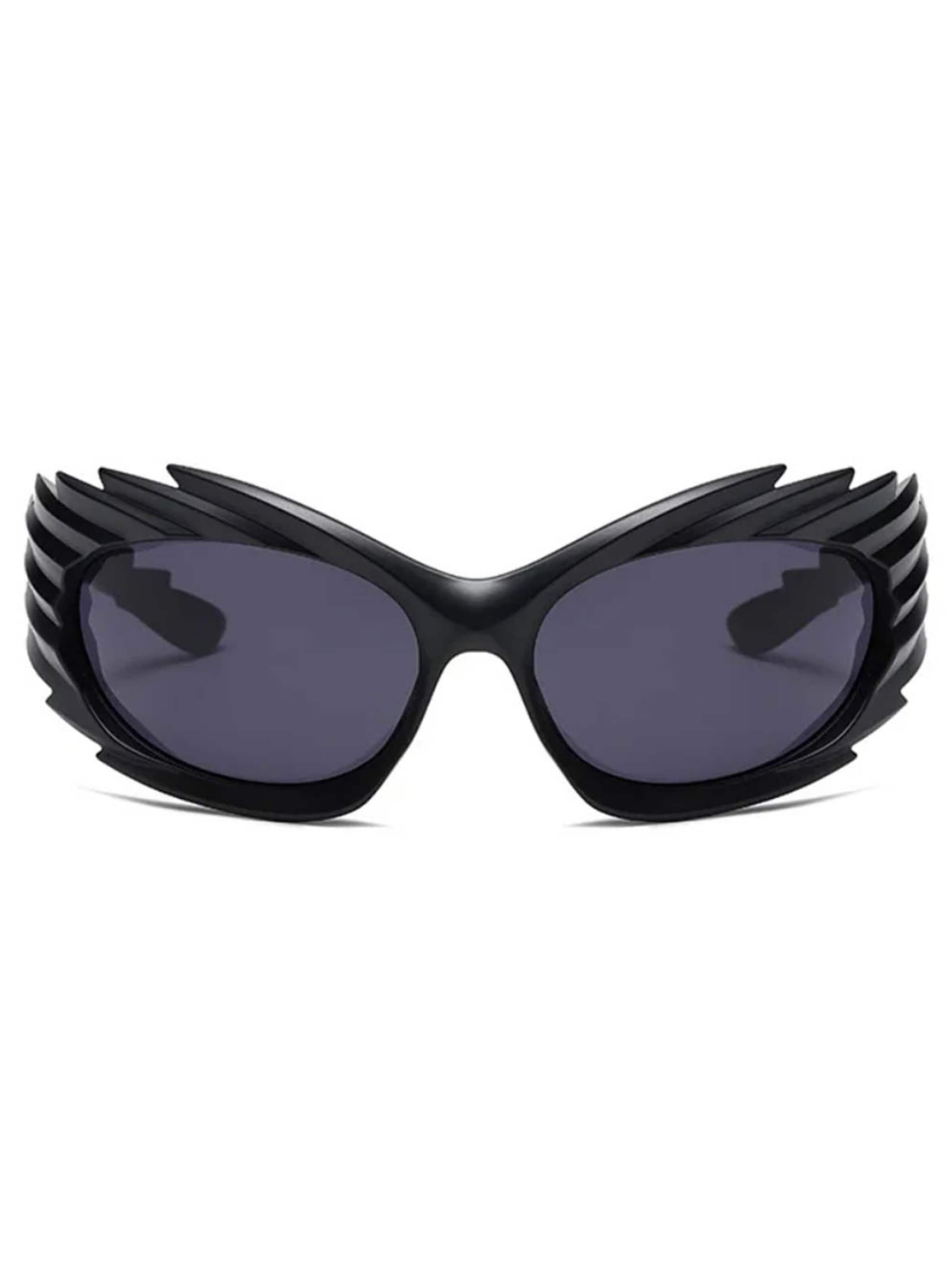 VEYREY Sunglasses 'Extravagante Separ' in Black: front