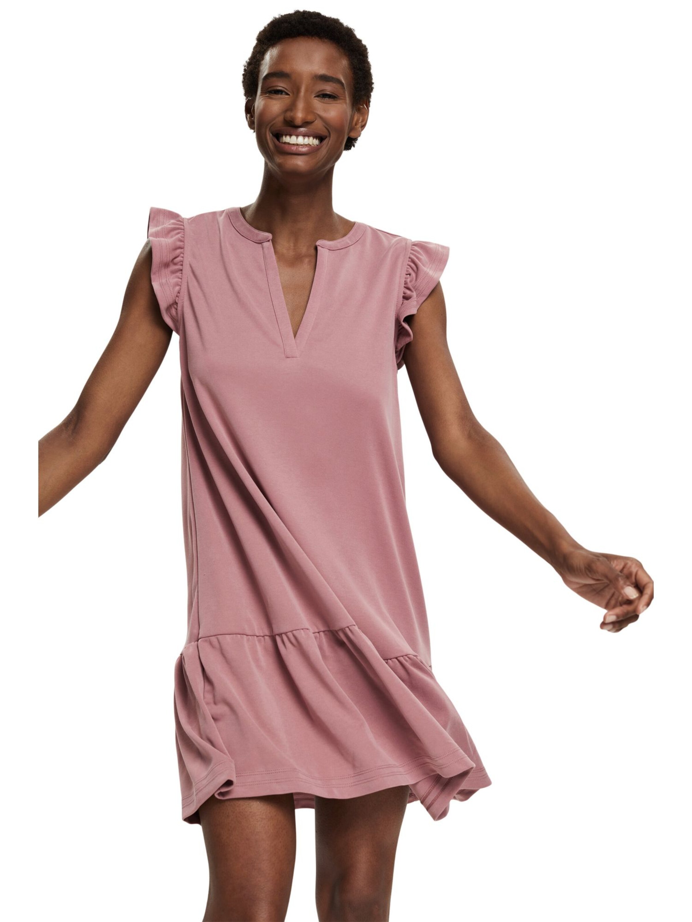 Frauen Große Größen ESPRIT Kleid in Mauve - VL42666 Frauen Große Größen ESPRIT Kleid in Mauve - VL42666