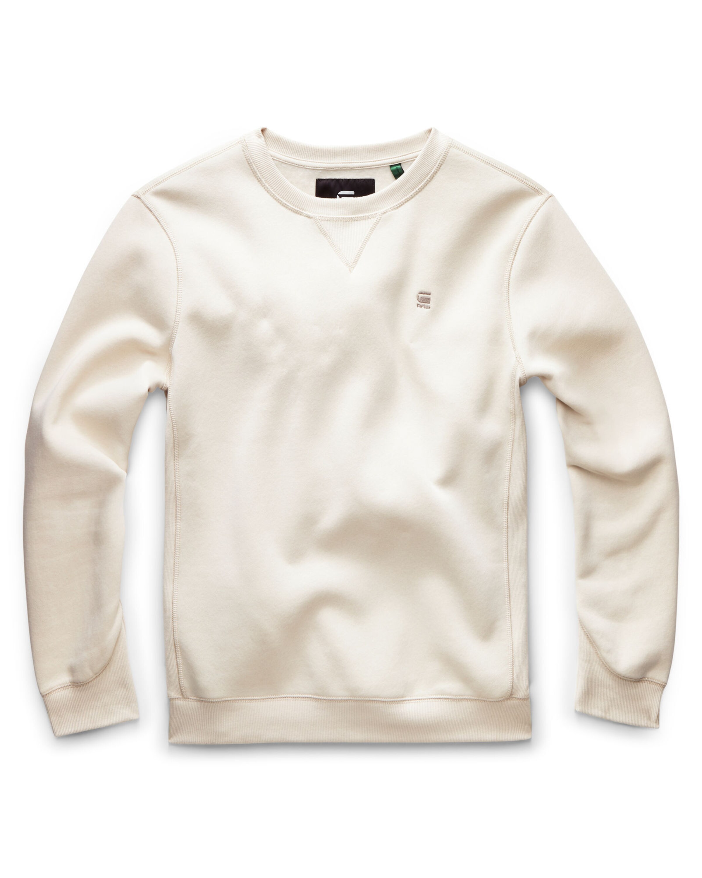 G-STAR Sweatshirt 'Premium Core' in White: front