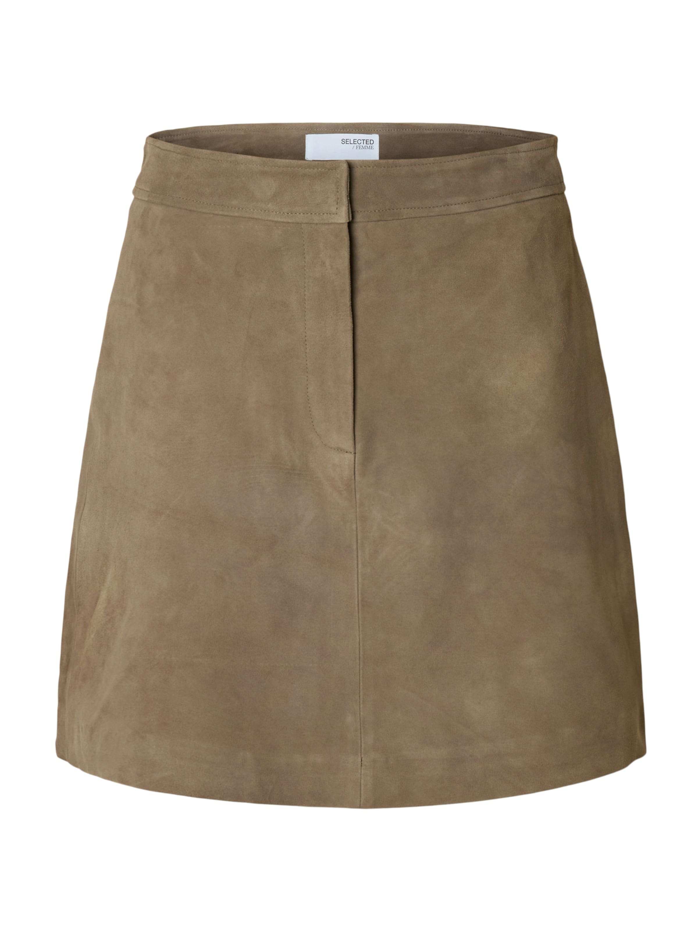 SELECTED Φούστα 'SLFKAYA' σε καφέ: μπροστά