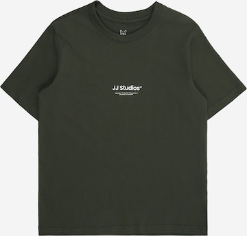 Jack & Jones Junior T-Shirt 'JJESOHO' in Grün: Vorderseite