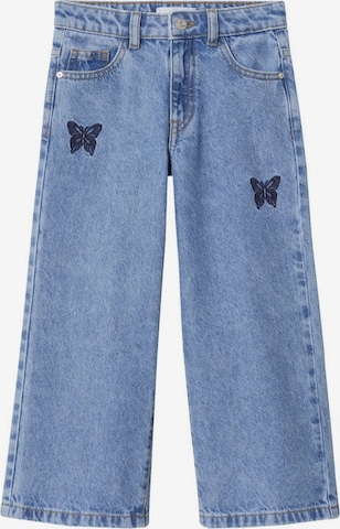 MANGO KIDS Jeans 'Mariposa' in Blue: front