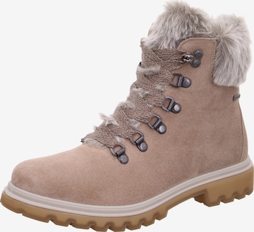 Stivaletto stringato 'Monta' di Legero in beige: frontale